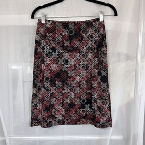 Vintage y2k A Byer stretch mini skirt black polka dot Small witchy autumn